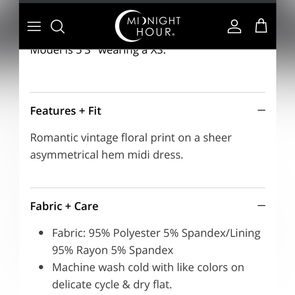 Floral Mesh Midi Dress - Picture 6 of 7